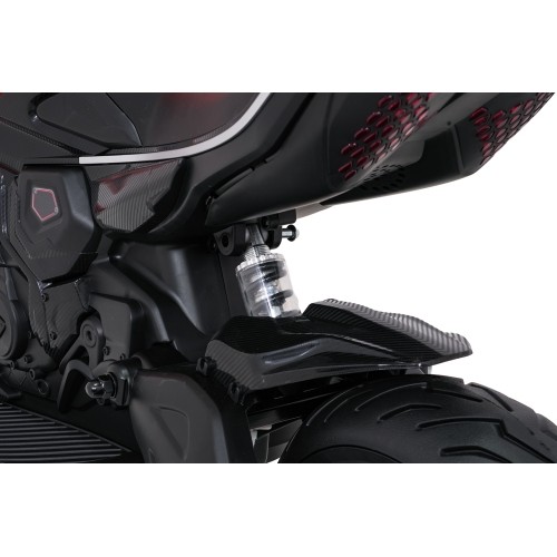 Pojazd elektryczny Ducati Diavel x Bentley, pomarańczowy