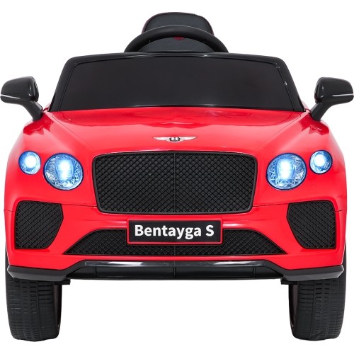 Pojazd elektryczny Bentley Bentayga S, czerwony