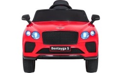 Pojazd elektryczny Bentley Bentayga S, czerwony