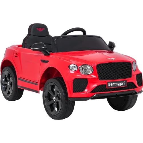 Pojazd elektryczny Bentley Bentayga S, czerwony