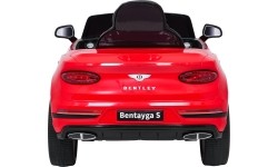 Pojazd elektryczny Bentley Bentayga S, czerwony