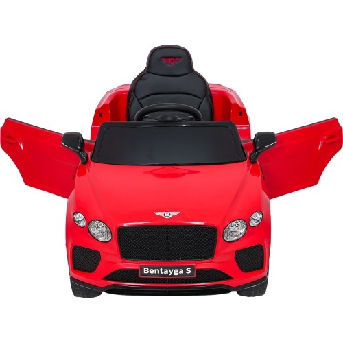 Pojazd elektryczny Bentley Bentayga S, czerwony