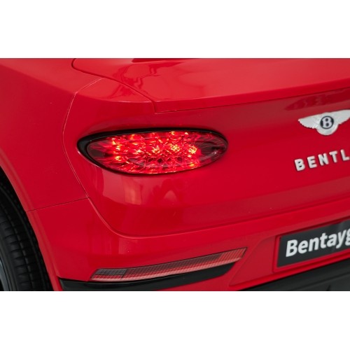 Pojazd elektryczny Bentley Bentayga S, czerwony