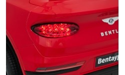 Pojazd elektryczny Bentley Bentayga S, czerwony