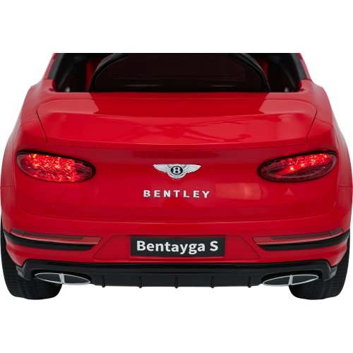 Pojazd elektryczny Bentley Bentayga S, czerwony