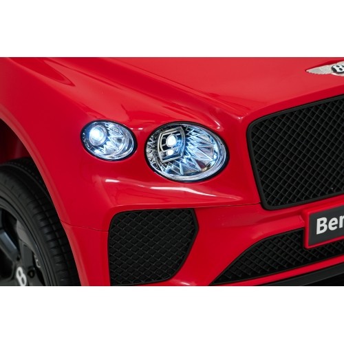 Pojazd elektryczny Bentley Bentayga S, czerwony