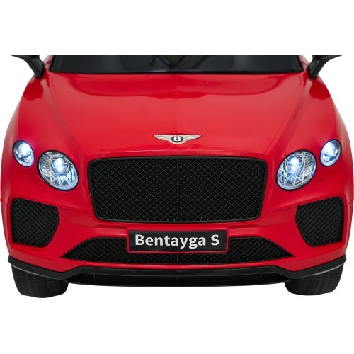 Pojazd elektryczny Bentley Bentayga S, czerwony