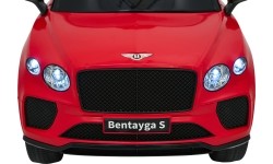 Pojazd elektryczny Bentley Bentayga S, czerwony