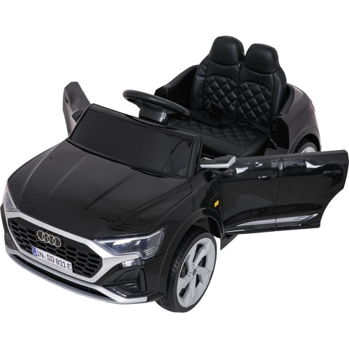 Pojazd elektryczny Audi SQ8, czarny