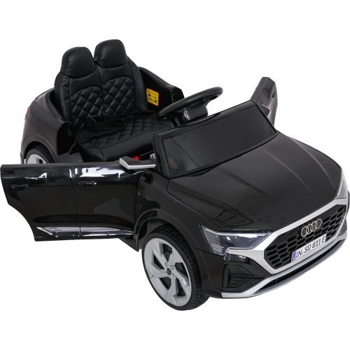 Pojazd elektryczny Audi SQ8, czarny