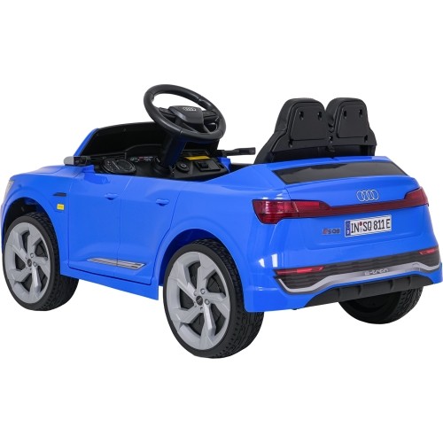 Pojazd elektryczny Audi SQ8, niebieski