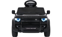 Samochód elektryczny dla dzieci Land Rover Defender, czarny