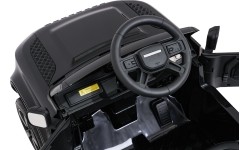 Samochód elektryczny dla dzieci Land Rover Defender, czarny
