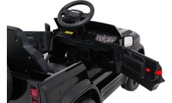 Samochód elektryczny dla dzieci Land Rover Defender, czarny