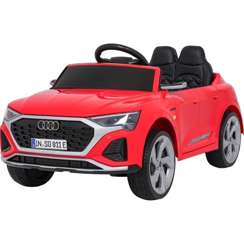 Pojazd elektryczny Audi SQ8, czerwony