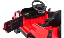 Land Rover Defender czerwony pojazd elektryczny dla dzieci