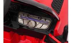 Land Rover Defender czerwony pojazd elektryczny dla dzieci