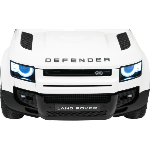 Pojazd elektryczny Land Rover Defender, biały