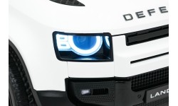 Pojazd elektryczny Land Rover Defender, biały
