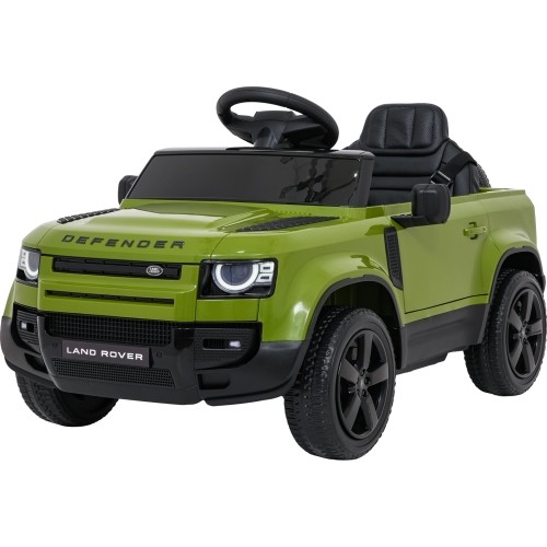 Land Rover Defender zielony pojazd elektryczny dla dzieci