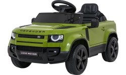 Land Rover Defender zielony pojazd elektryczny dla dzieci