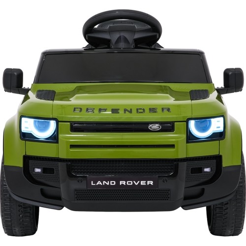 Land Rover Defender zielony pojazd elektryczny dla dzieci