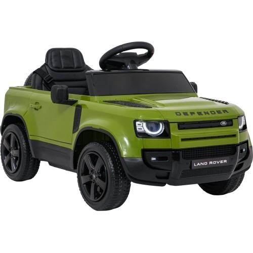 Land Rover Defender zielony pojazd elektryczny dla dzieci