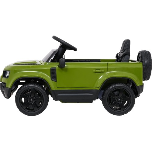 Land Rover Defender zielony pojazd elektryczny dla dzieci