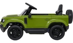 Land Rover Defender zielony pojazd elektryczny dla dzieci