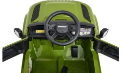 Land Rover Defender zielony pojazd elektryczny dla dzieci