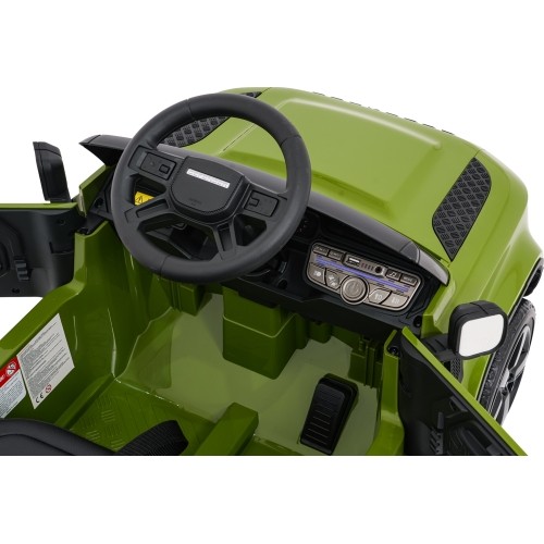 Land Rover Defender zielony pojazd elektryczny dla dzieci