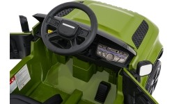Land Rover Defender zielony pojazd elektryczny dla dzieci