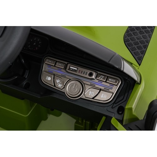 Land Rover Defender zielony pojazd elektryczny dla dzieci