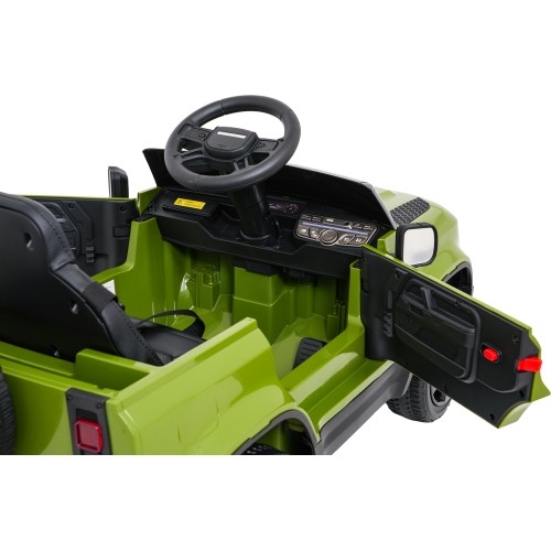 Land Rover Defender zielony pojazd elektryczny dla dzieci