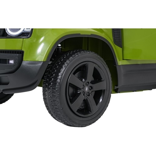 Land Rover Defender zielony pojazd elektryczny dla dzieci