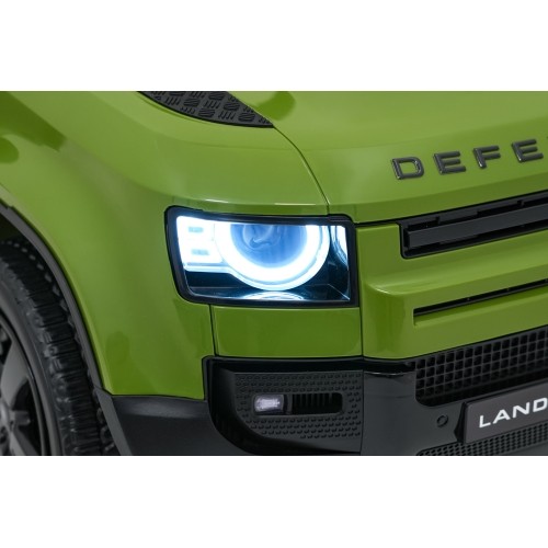 Land Rover Defender zielony pojazd elektryczny dla dzieci