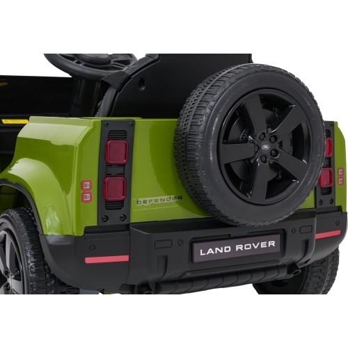 Land Rover Defender zielony pojazd elektryczny dla dzieci