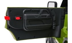 Land Rover Defender zielony pojazd elektryczny dla dzieci
