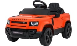 Pojazd elektryczny Land Rover Defender, pomarańczowy