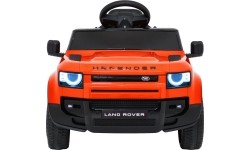 Pojazd elektryczny Land Rover Defender, pomarańczowy