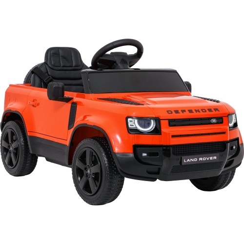 Pojazd elektryczny Land Rover Defender, pomarańczowy