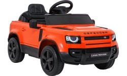 Pojazd elektryczny Land Rover Defender, pomarańczowy