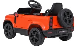 Pojazd elektryczny Land Rover Defender, pomarańczowy