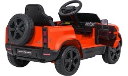Pojazd elektryczny Land Rover Defender, pomarańczowy