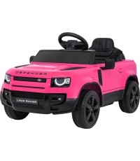 Pojazd elektryczny Land Rover Defender, różowy