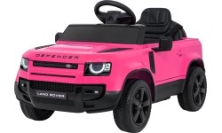 Pojazd elektryczny Land Rover Defender, różowy
