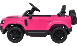 Pojazd elektryczny Land Rover Defender, różowy