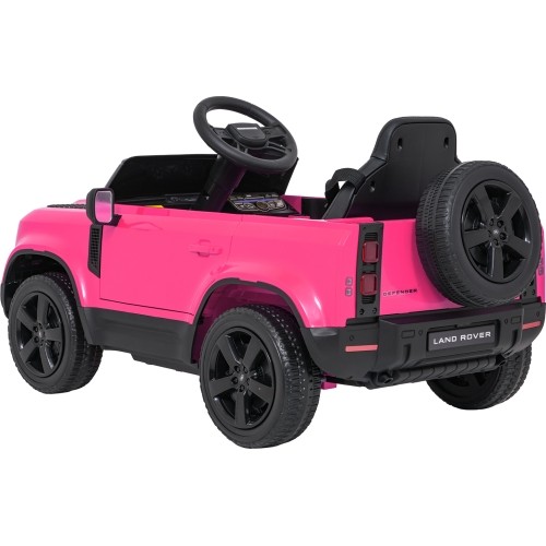 Pojazd elektryczny Land Rover Defender, różowy