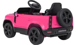 Pojazd elektryczny Land Rover Defender, różowy