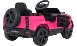 Pojazd elektryczny Land Rover Defender, różowy